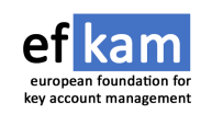 Logo der efkam - european foundation for Key Account Management